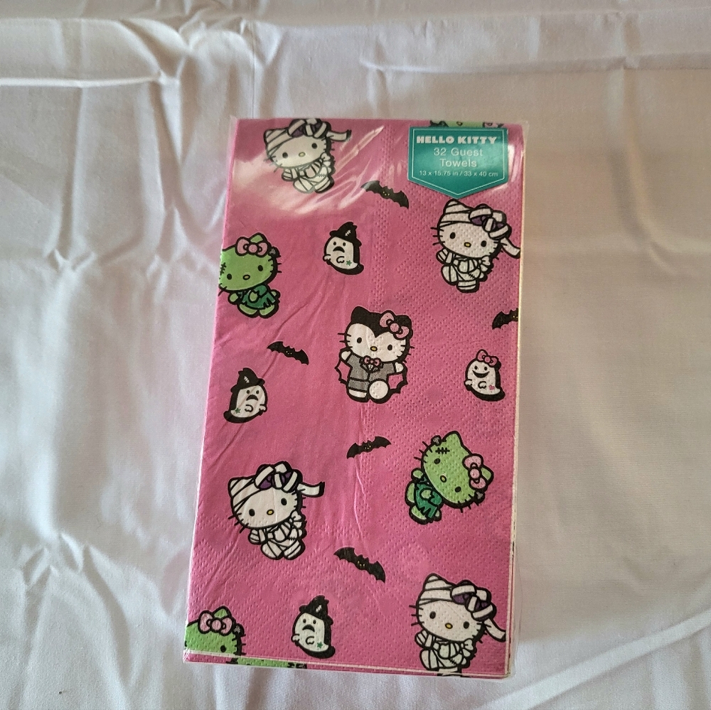 Hello Kitty Halloween themed paper napkins